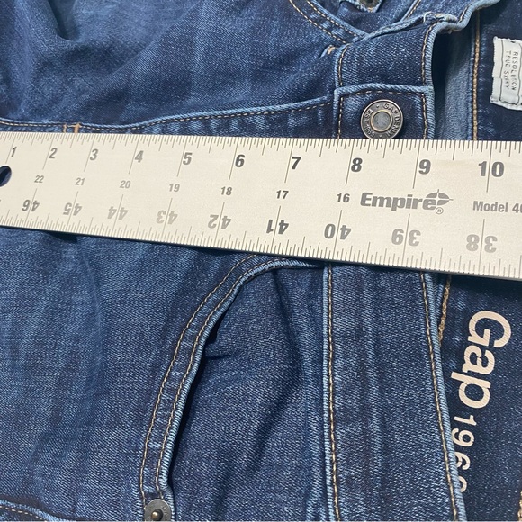 Gap Dark Wash True Skinny Stretch Mid Rise Jeans Size 28 #1066 - Picture 10 of 11